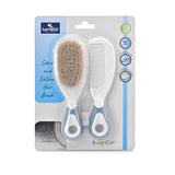 Гребен И Четка С Естествен Косъм Moonlight Blue