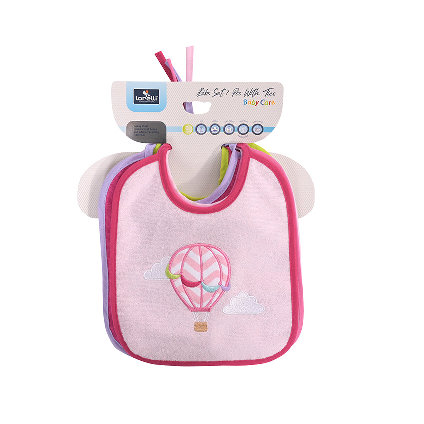 Лигавник 7 Бр С Вързалки Girl Baby Care