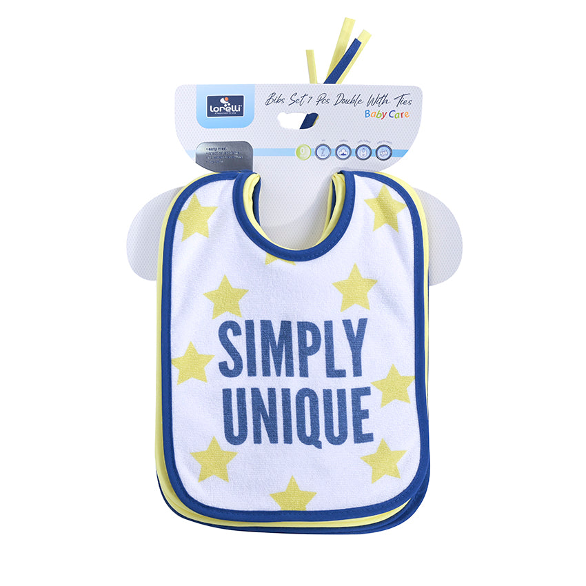 Лигавник 7 Бр Двоен С Вързалки Uni Baby Care