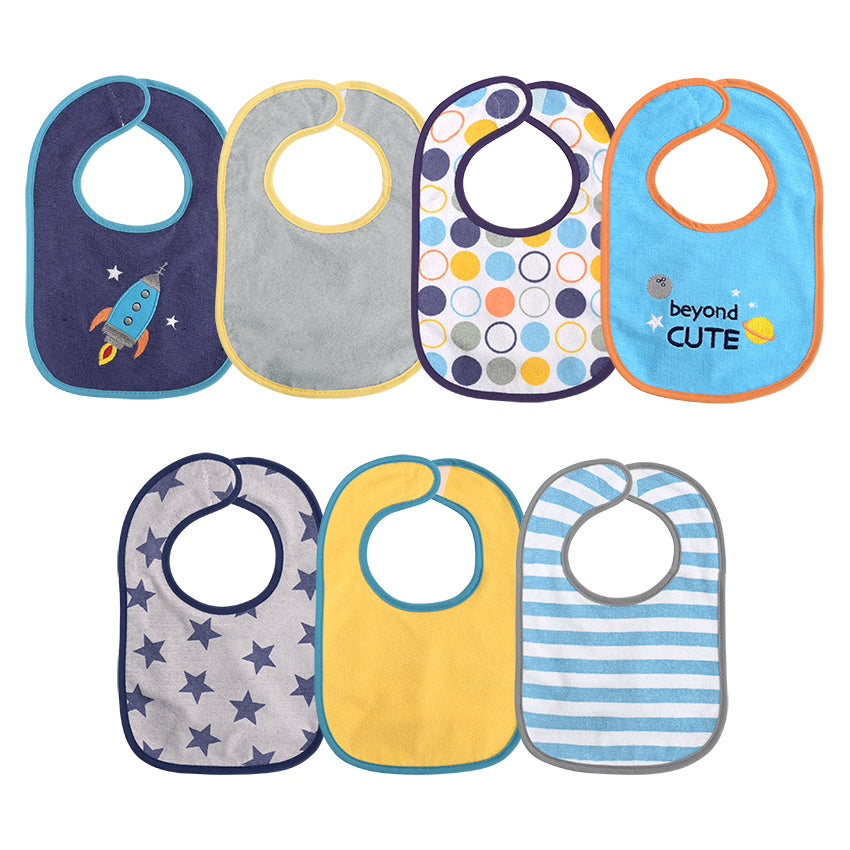 Лигавник 7 Бр С Велкро Boy Baby Care