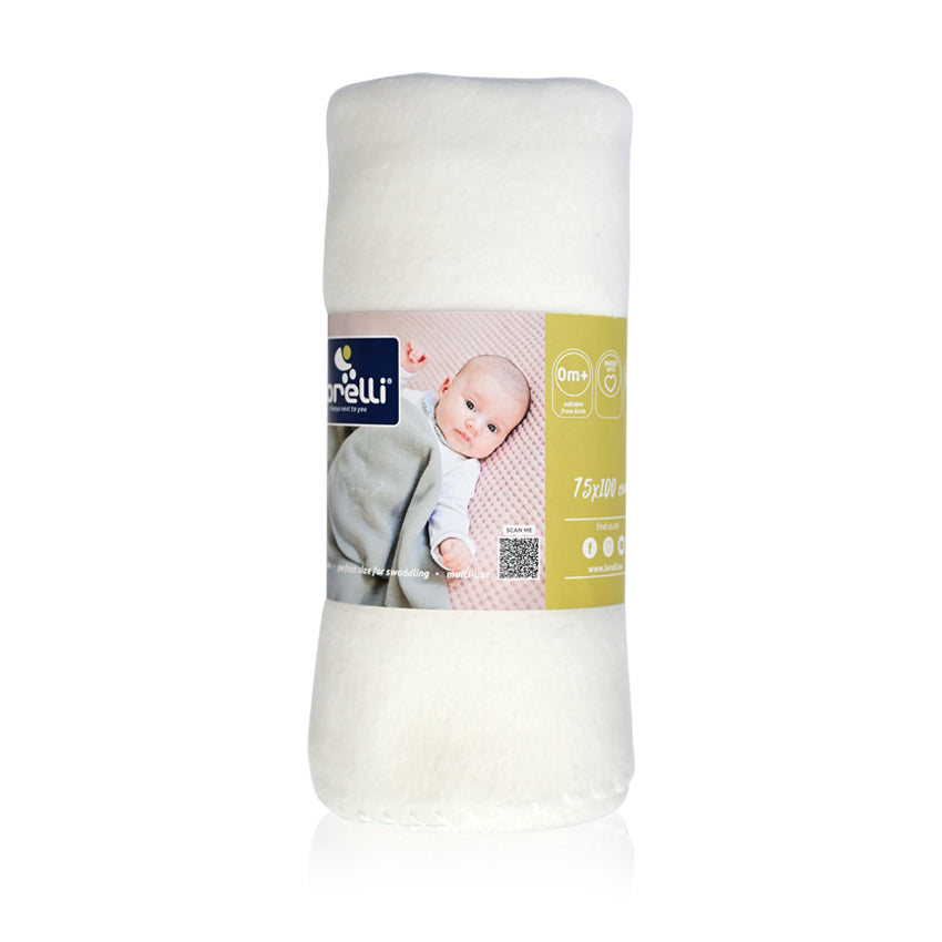 Одеяло Полар 75 100 White Lorelli Classic