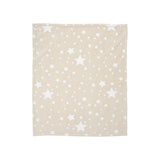 Pătură Coral 85/100 Bej cu Stele