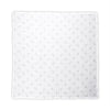 Scutec de bumbac 80/80 cm gri cu imprimeu floral