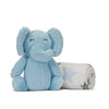 Nappy Одеяло Бяло Със Синьо Слонче Lorelli Classic