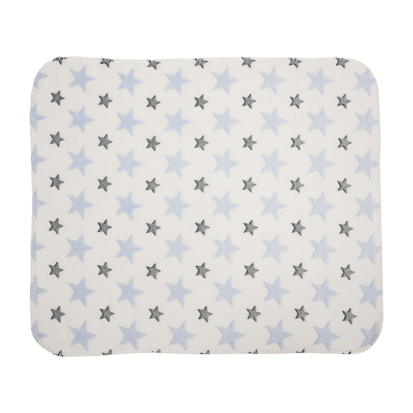 Nappy Одеяло Бяло Със Синьо Слонче Lorelli Classic