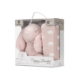 Nappy Одеяло Прасковено Розово Със Зайче Lorelli Classic