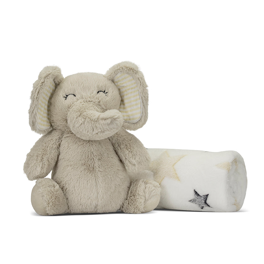 Nappy Одеяло Бяло С Бежово Слонче Lorelli Classic
