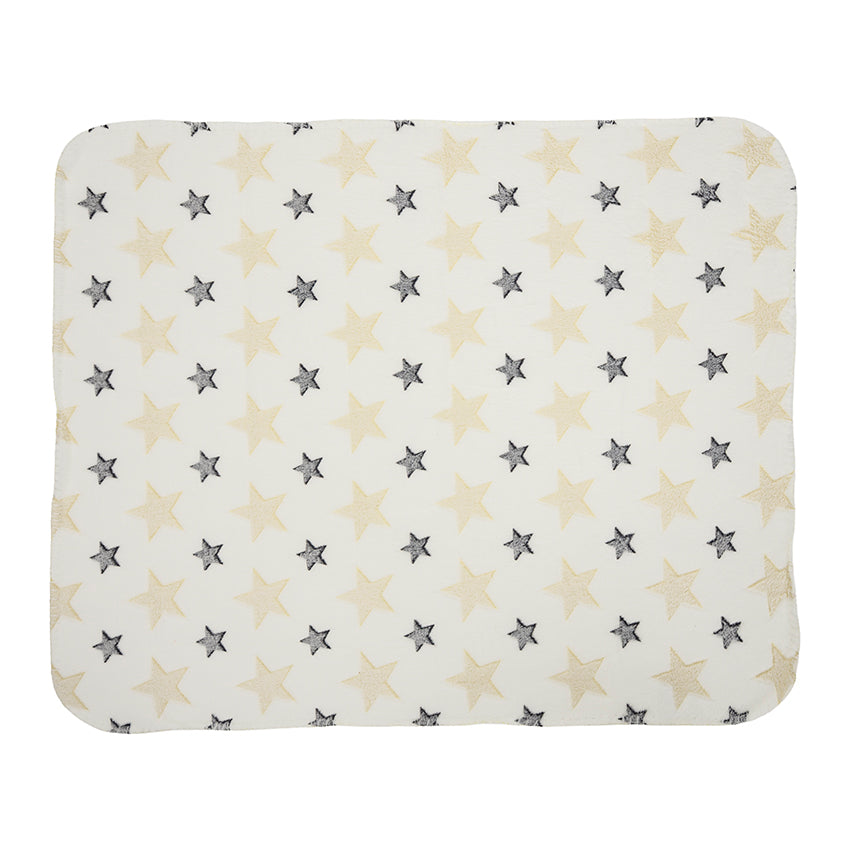 Nappy Одеяло Бяло С Бежово Слонче Lorelli Classic