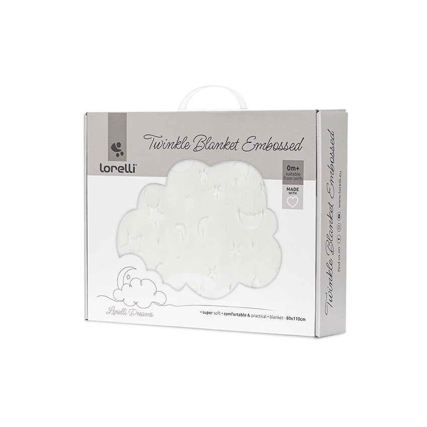 Twinkle Одеяло С Релеф Бяло 80x110cm Lorelli Classic