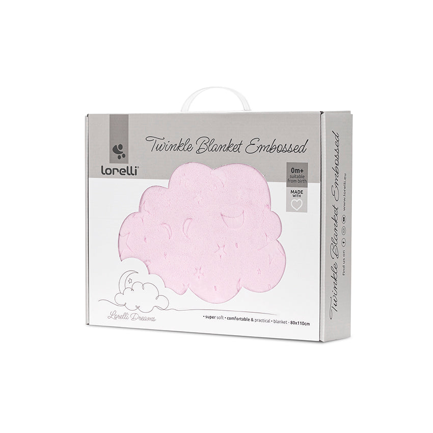 Twinkle Одеяло С Релеф Розово 80x110cm Lorelli Classic