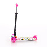 Тротинетка Rapid Pink Flowers --- BebeMama