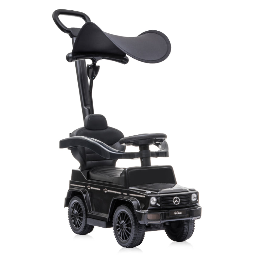 Кола За Яздене Mercedes G350d+дръжка+сенник Черна Lorelli