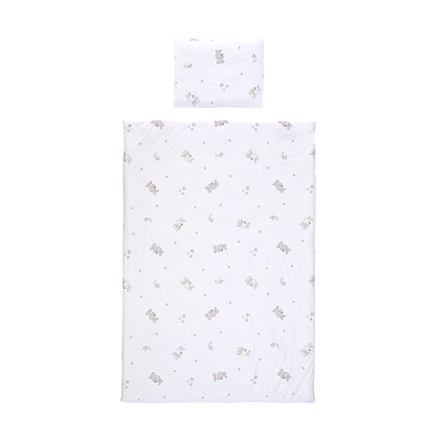 Сет Cosy 3 Части Ранфорс Little Rabbits Сиво 2024