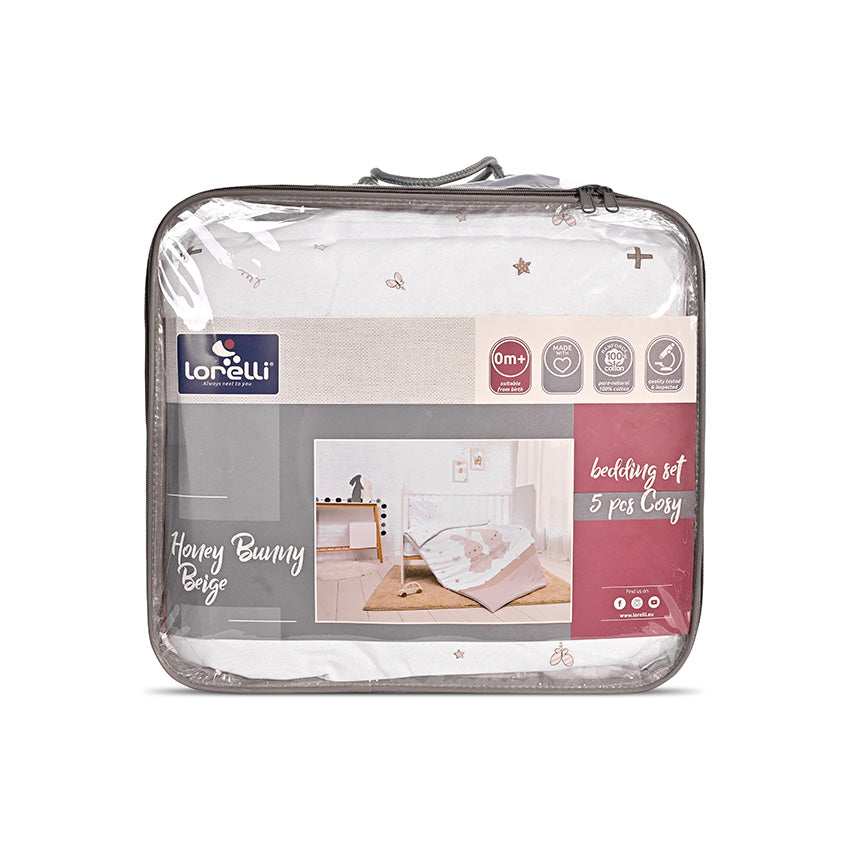 Сет Cosy 5 Части Ранфорс 2024 Honey Bunny Бежово