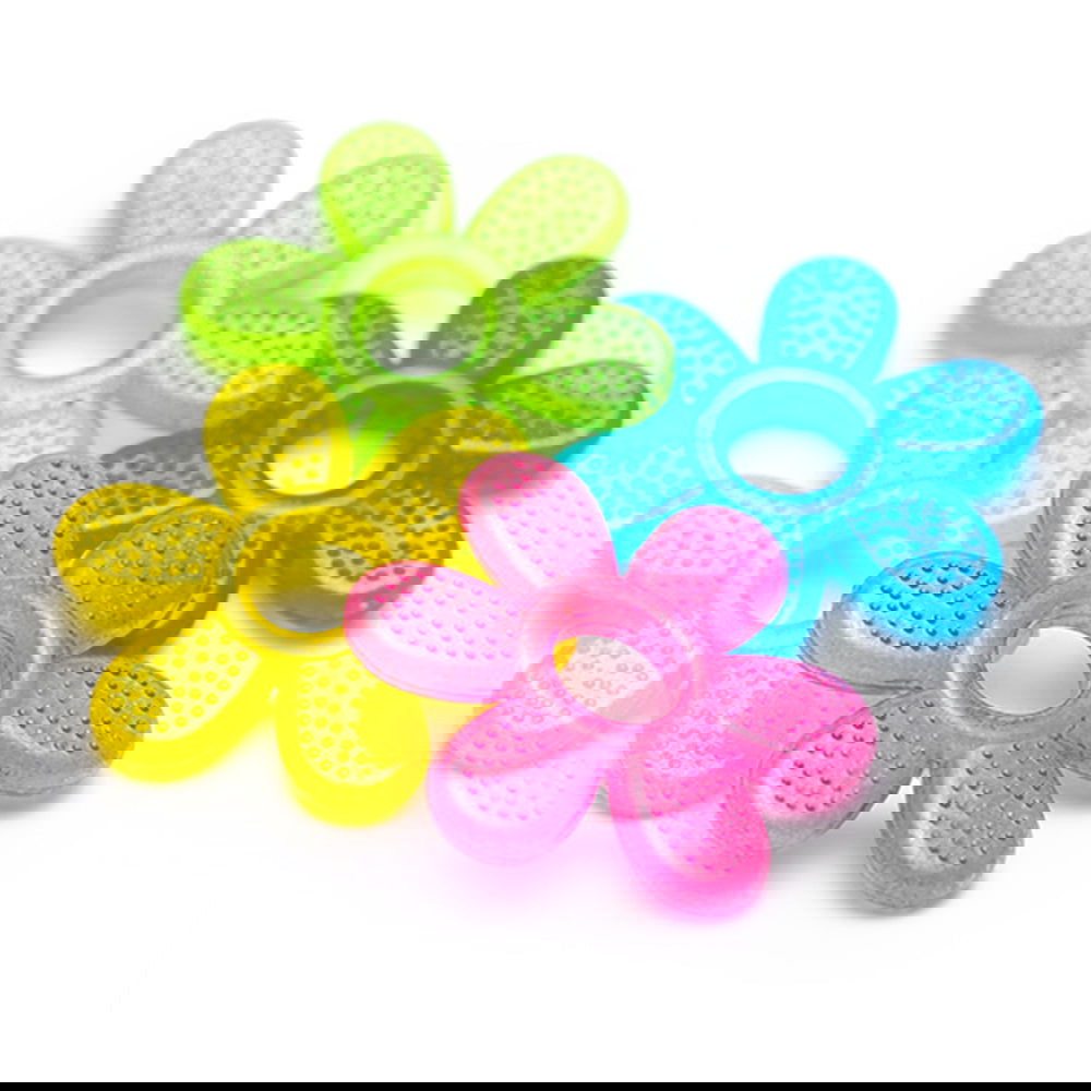 1060 Гризалка Маргаритка 3М+ Babyono Розов --- BebeMama