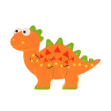 Puzzle din lemn Stegosaurus