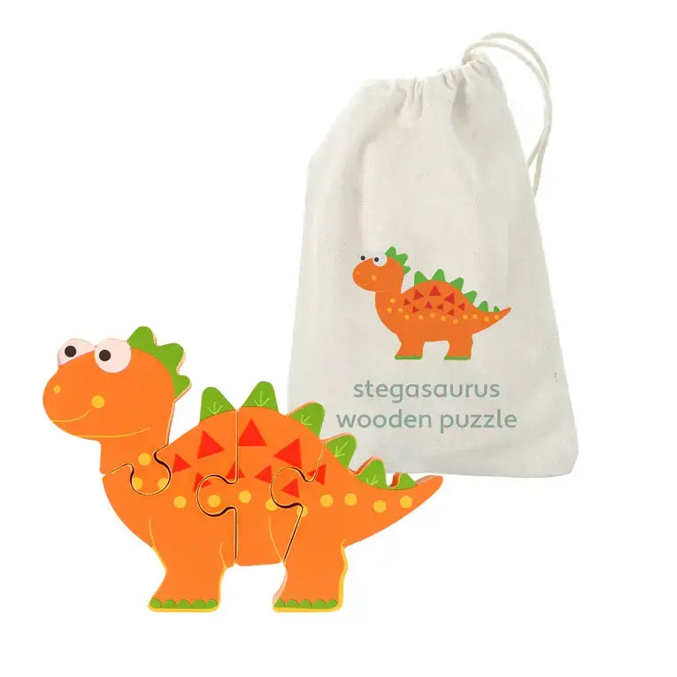 Puzzle din lemn Stegosaurus