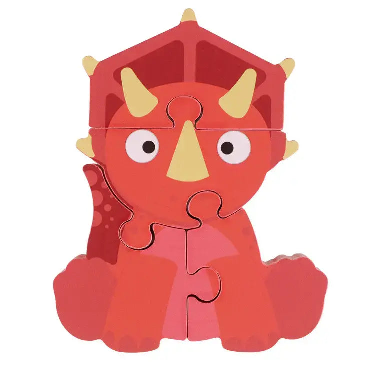 Puzzle din lemn Triceratops