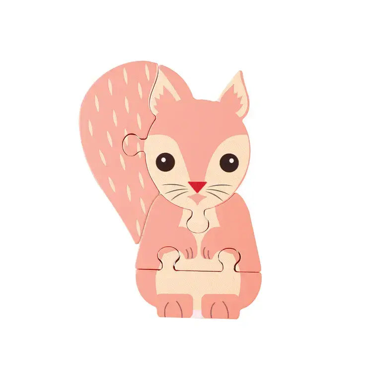 Puzzle din lemn cu veveriță