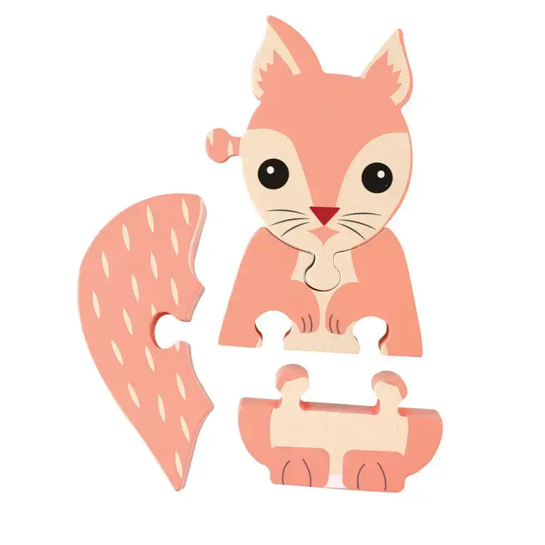 Puzzle din lemn cu veveriță