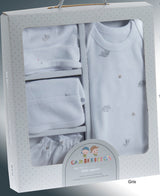 Set de verificare pentru nou-născuți Gamberritos, 4 piese, gri