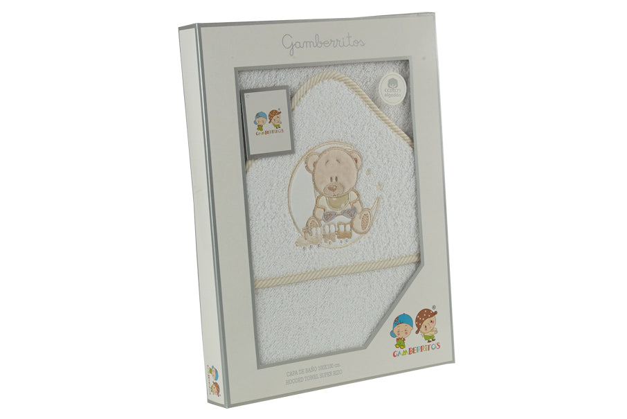 Gamberritos Хавлия 100Х100 См., Мече Бежов Кант