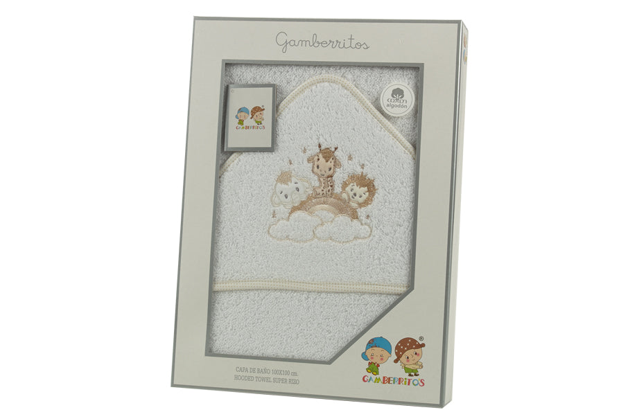 Gamberritos Хавлия 100Х100 См., Животни Бежов Кант