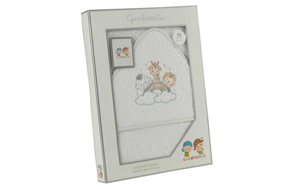 Gamberritos Хавлия 100Х100 См., Животни Сив Кант