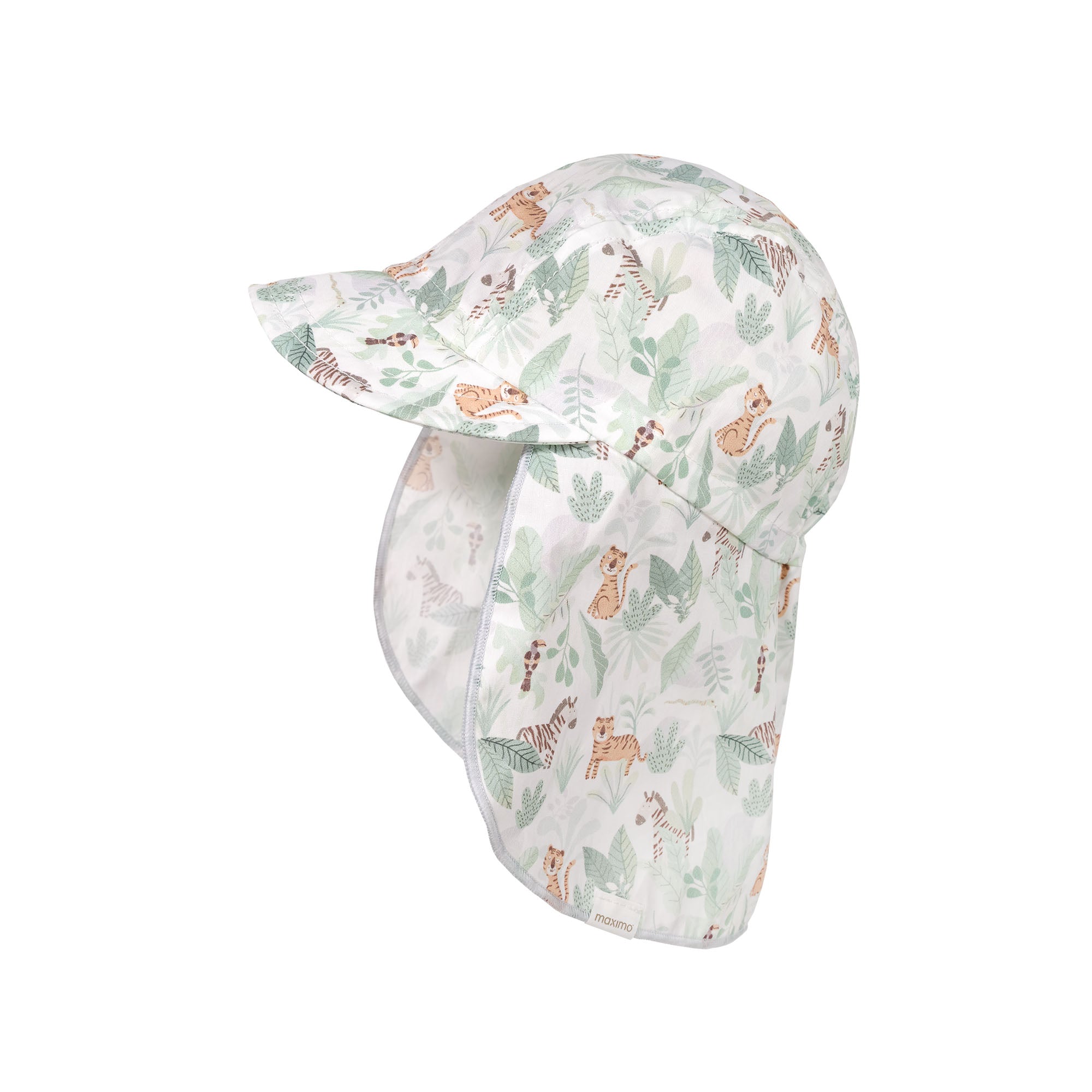 Căciulă de vară Maximo cu protecție, Jungle With Tigers UPF50+