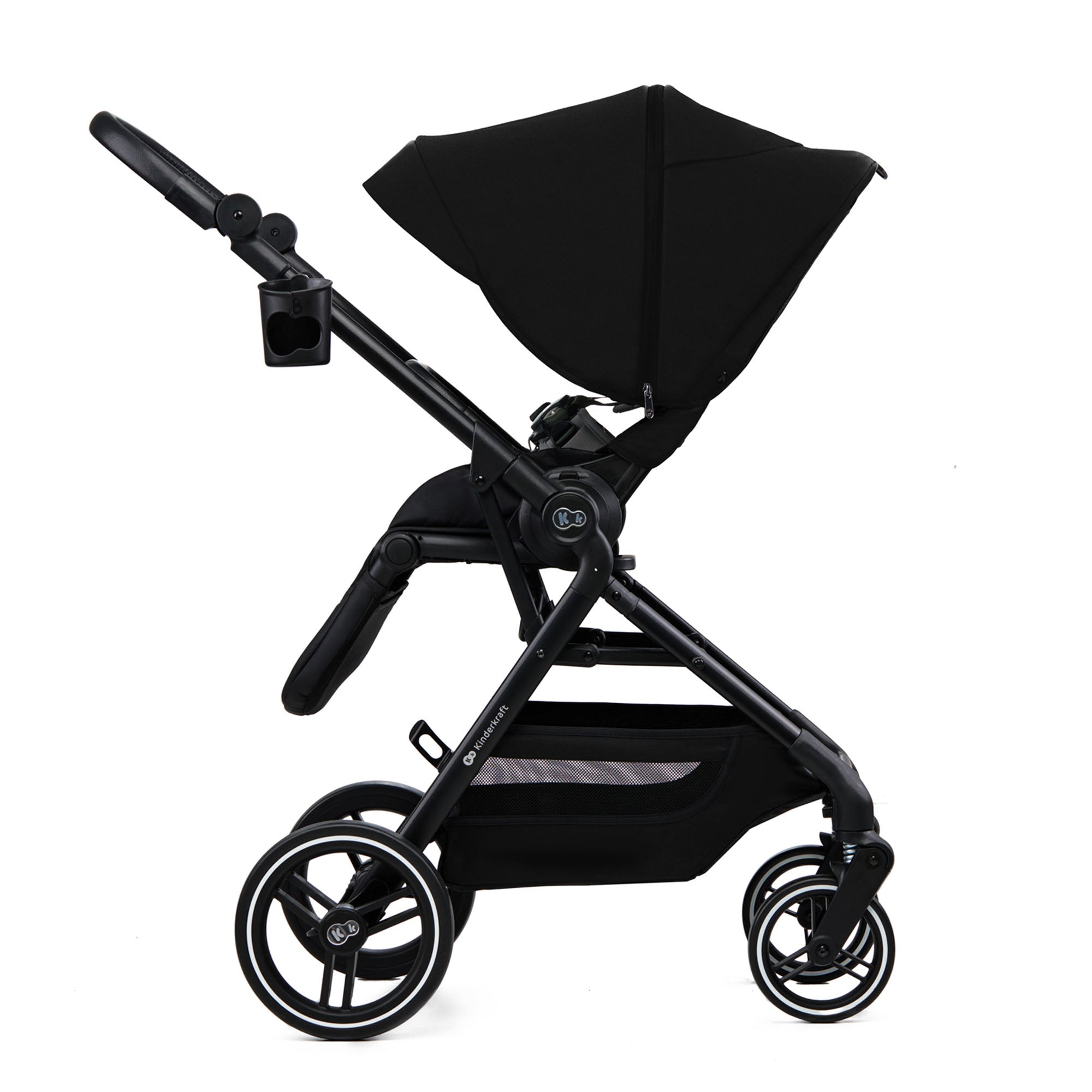 Yoxi Бебешка Количка 3в1 Pure Black Kinderkraft