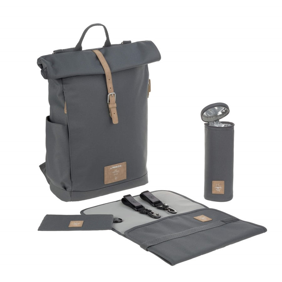 Раница Rolltop Антрацит Lassig