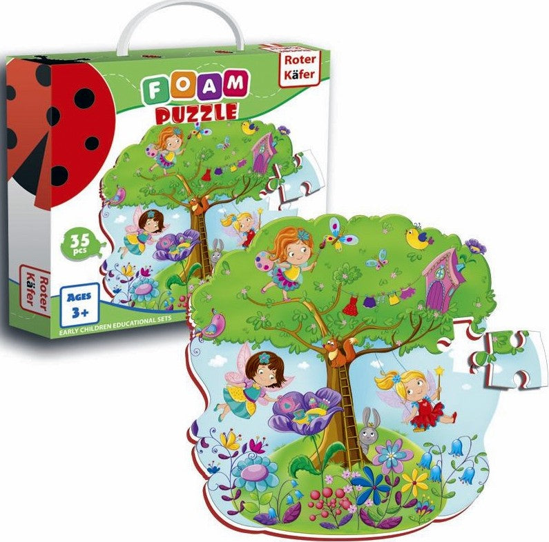 Мек Бебешки Пъзел Феички В Подаръчно Куфарче С Двойна Дебелина На Елемента 22,5X28X5