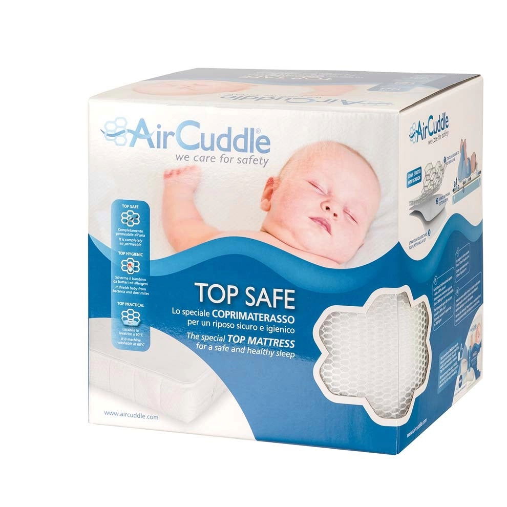 Aircuddle Top Safe, Непромокаем Протектор За Матрак С Дишаща 3D Структура- 60/120 См --- BebeMama