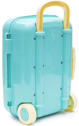 Valiză cu ustensile de bucătărie, set de picnic cu mâner detașabil pe roți 35x25x15