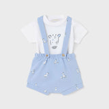 1254 Комплект Панталон Тиранти Светлосин 1-2 --- BebeMama