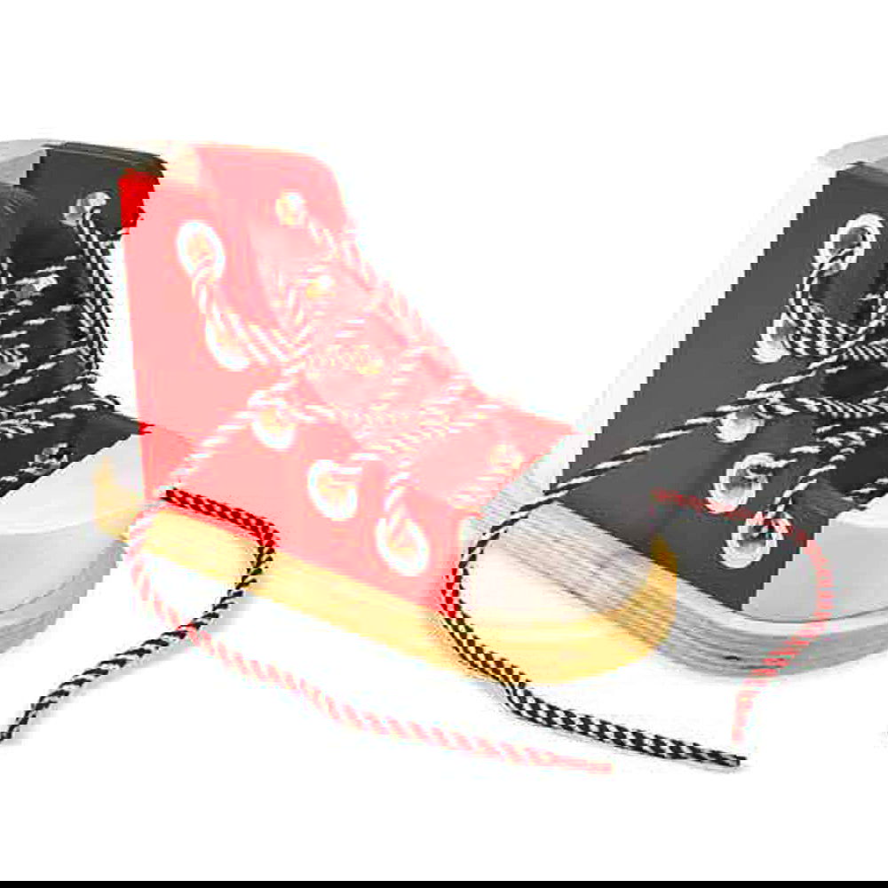 13018 Дървена Обувка С Връзки --- BebeMama