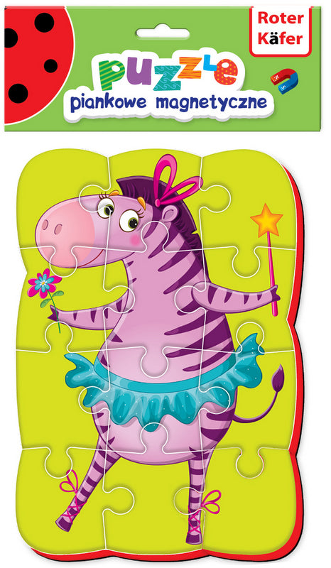 Мек Магнитен Пъзел Весели Картинки Зебра А5 31,5X18X0,4