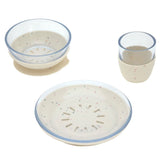 1310002343 Стъклeн Комплект Прибори За Хранене --- BebeMama