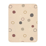 1312022142 Одеало Муселиново Circles Offwhite --- BebeMama