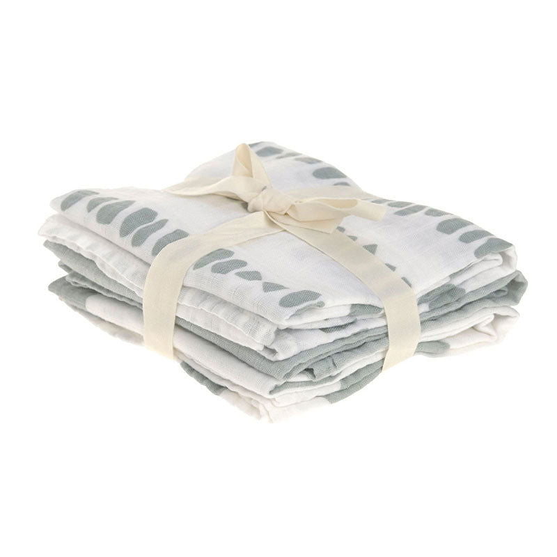 1312023293 Пелени 3 Бр.Strokes Silver Grey --- BebeMama