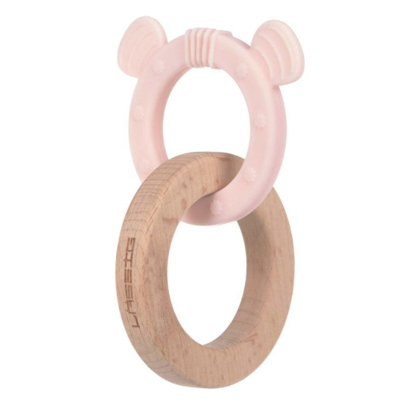 1313020725 Дървена Гризалка Little Chums Mouse --- BebeMama