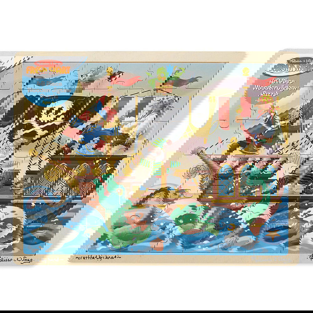 13800 Дървен Пъзел Пирати 48 Ч. --- BebeMama