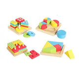 Patru jocuri din lemn