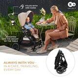Yoxi Бебешка Количка 3в1 Pure Black Kinderkraft