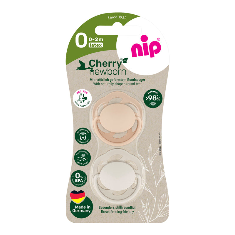 Залъгалка Корал,бежов Green Новор.латекс Nip