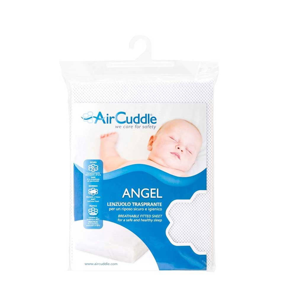 Aircuddle Angel Микро Перфориран Долен Чаршаф - 70/140 См --- BebeMama