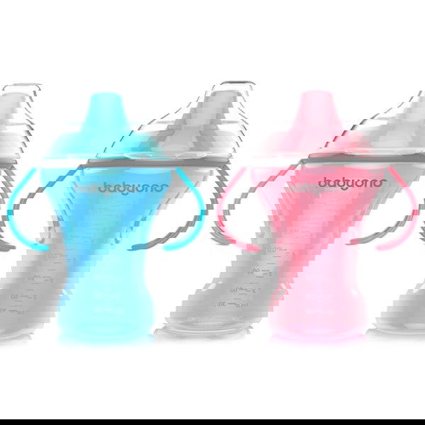 1457 Неразливаща Чаша Тв.Накр. Natural 260Мл Розов --- BebeMama