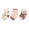 1532003996-15 Чорапи 3 Бр. Offwhite Pink Rust --- BebeMama