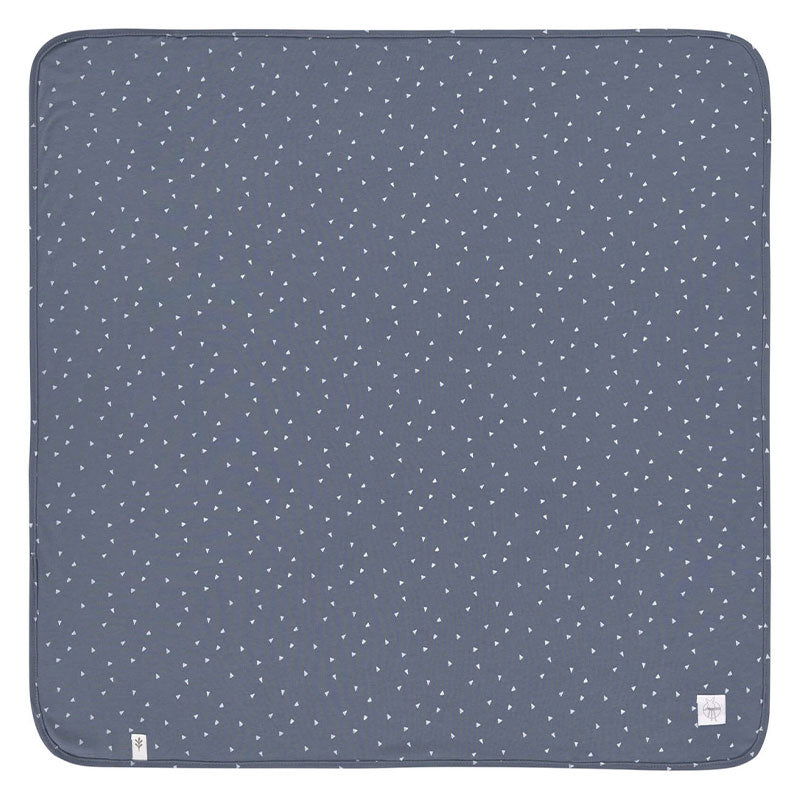 1542023498 Одеало Triangle Blue 80Х80См. --- BebeMama