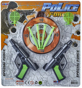 Два Пистолета С Мишени И Меки Стрели 34Х32Х3